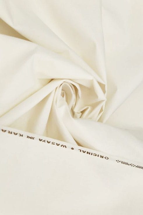 Karandi Khaddar - Cream - Image 2