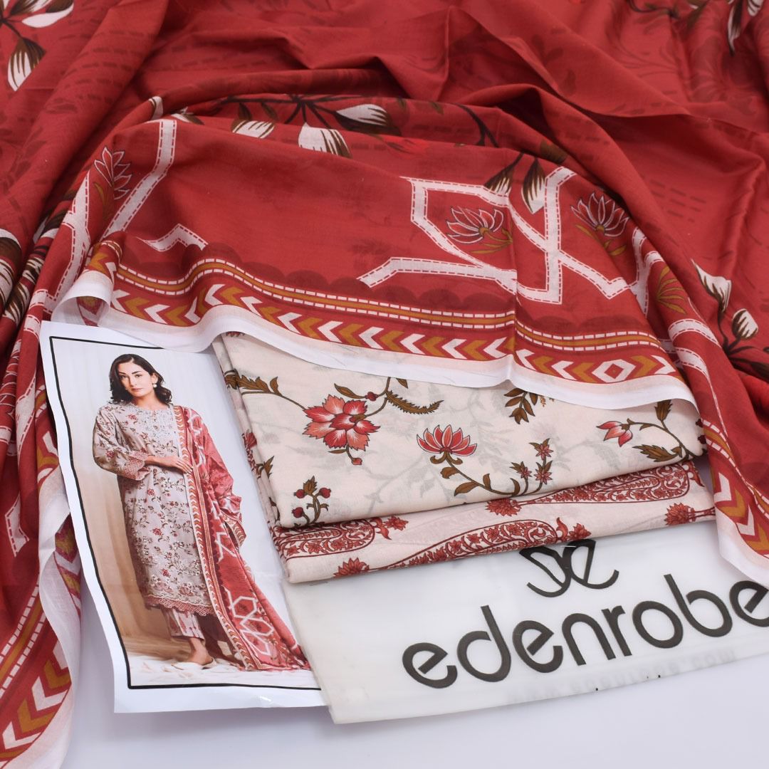 Digital Printed Lawn Shirt & Trouser With Digital Printed Lawn Dupatta 2 Digital Printed Lawn Shirt & Trouser With Digital Printed Lawn Dupatta - Image 2