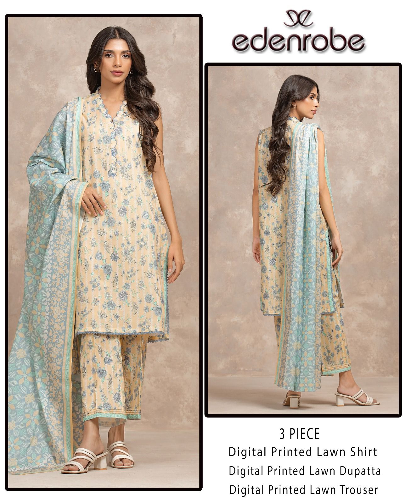 Digital Printed Lawn Shirt & Trouser With Digital Printed Lawn Dupatta 7 Digital Printed Lawn Shirt & Trouser With Digital Printed Lawn Dupatta - Image 7