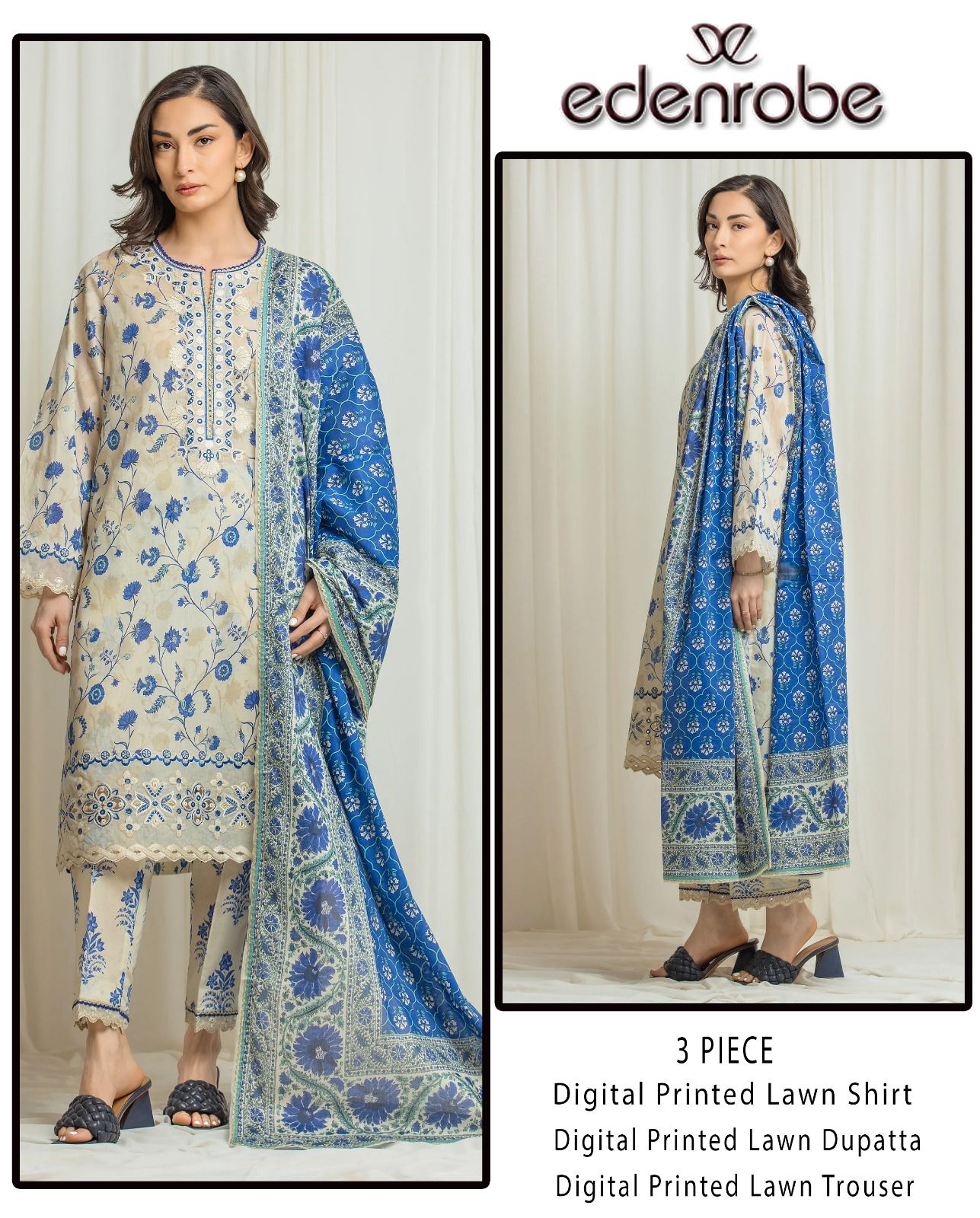 Digital Printed Lawn Shirt & Trouser With Digital Printed Lawn Dupatta 11 Digital Printed Lawn Shirt & Trouser With Digital Printed Lawn Dupatta - Image 11