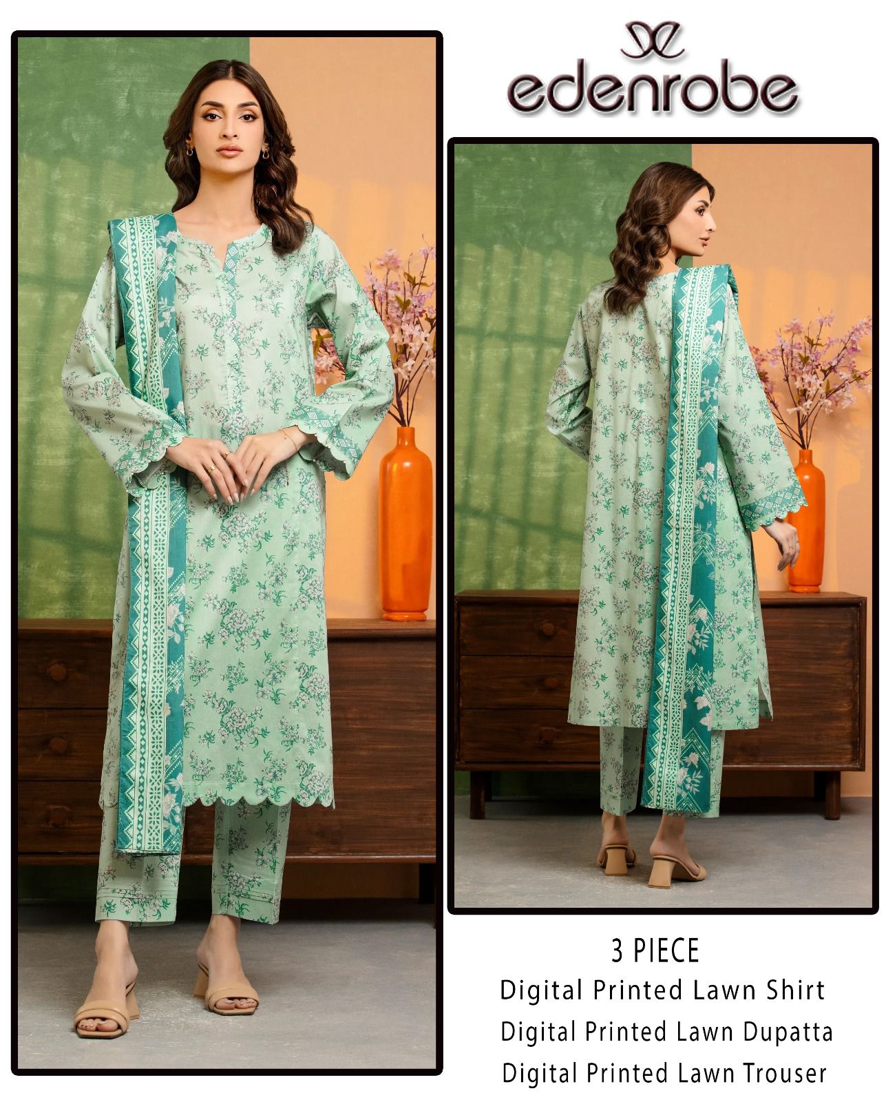 Digital Printed Lawn Shirt & Trouser With Digital Printed Lawn Dupatta 17 Digital Printed Lawn Shirt & Trouser With Digital Printed Lawn Dupatta - Image 17