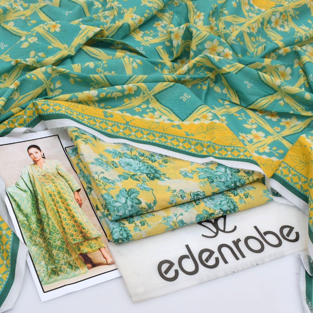Digital Printed Lawn Shirt & Trouser With Digital Printed Lawn Dupatta 20 Digital Printed Lawn Shirt & Trouser With Digital Printed Lawn Dupatta - Image 20