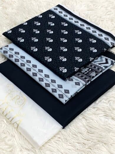 Elegant traditional attire fabrics with intricate patterns, perfect for special occasions and cultur.
